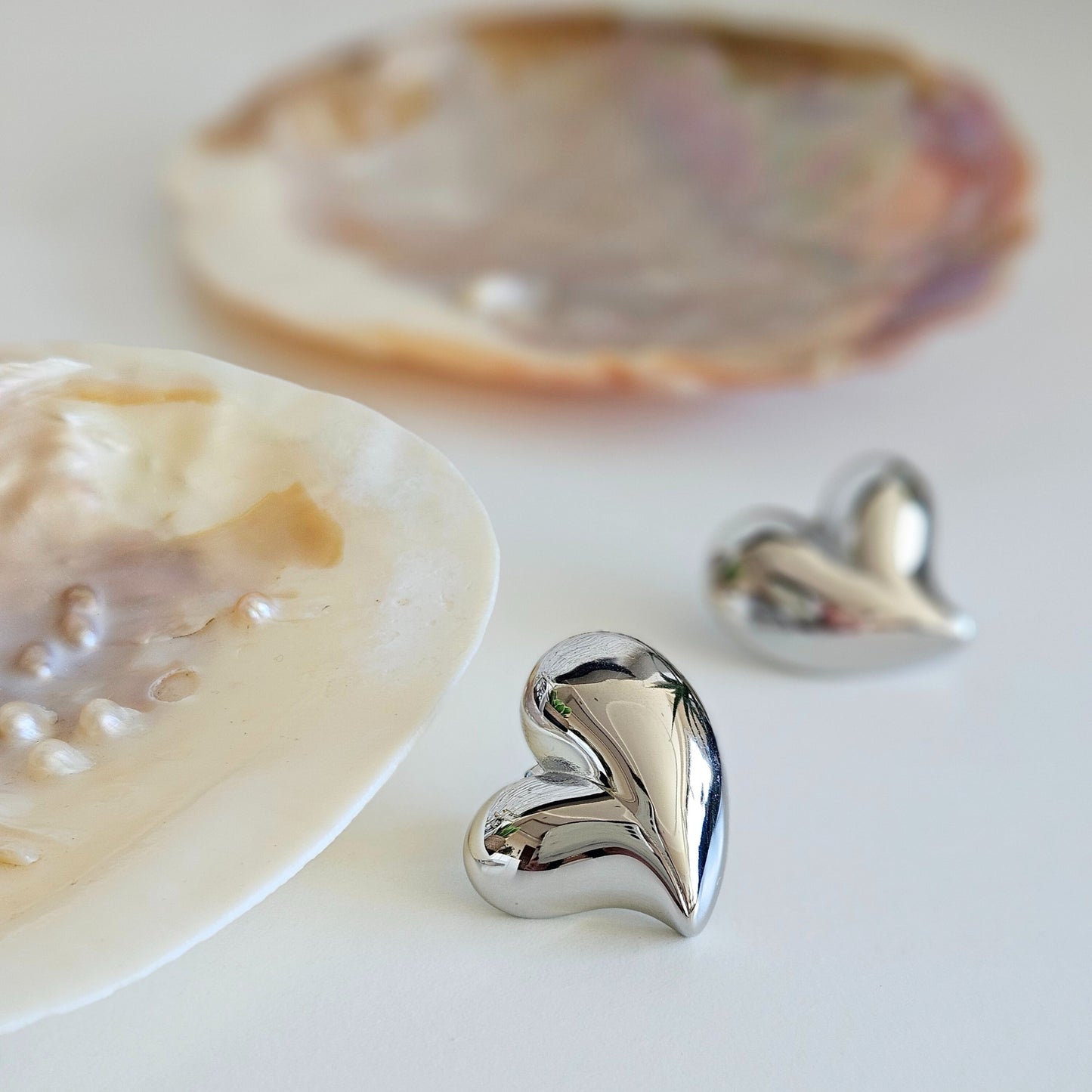 Kolczyki HEART silver