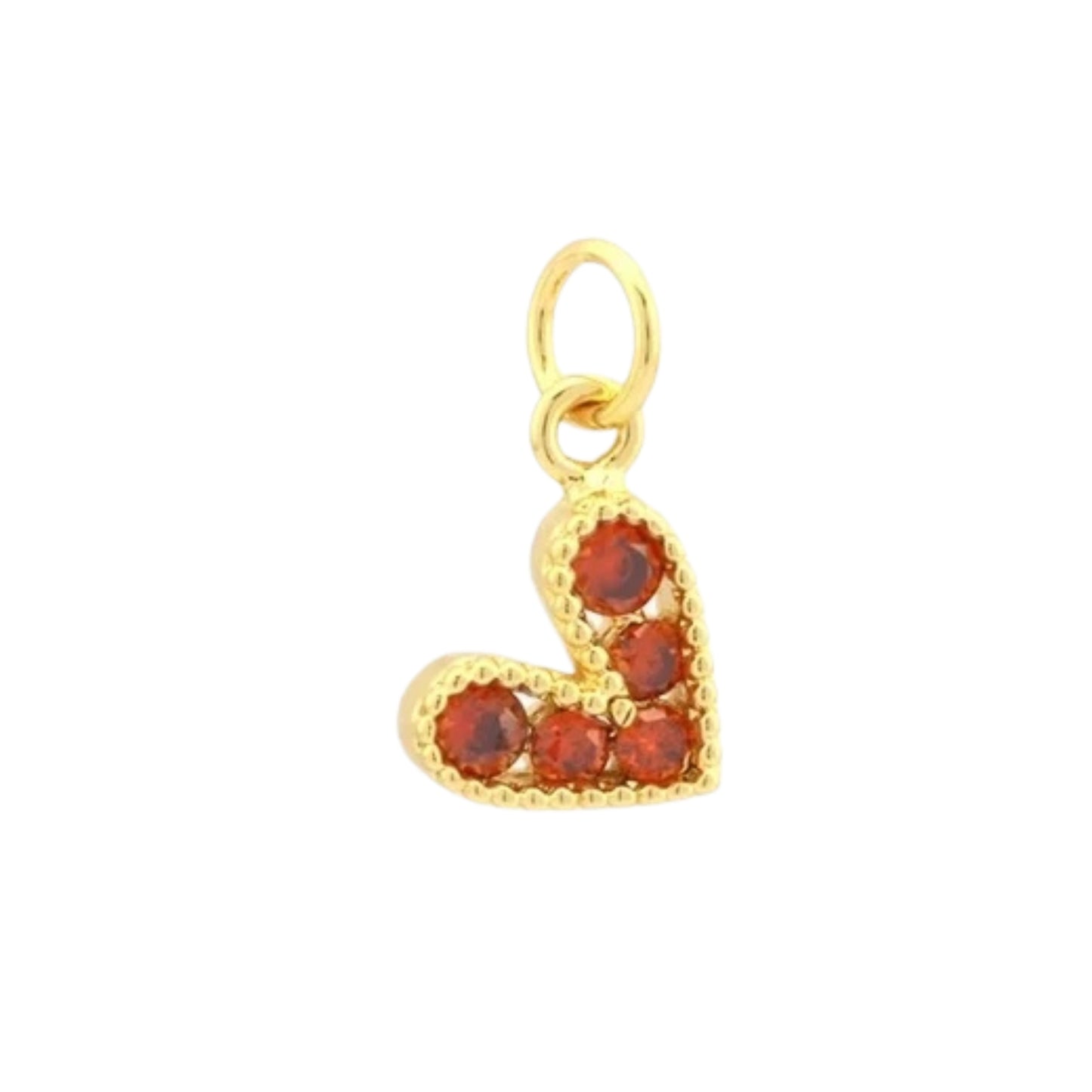 Charms SHINE HEART orange
