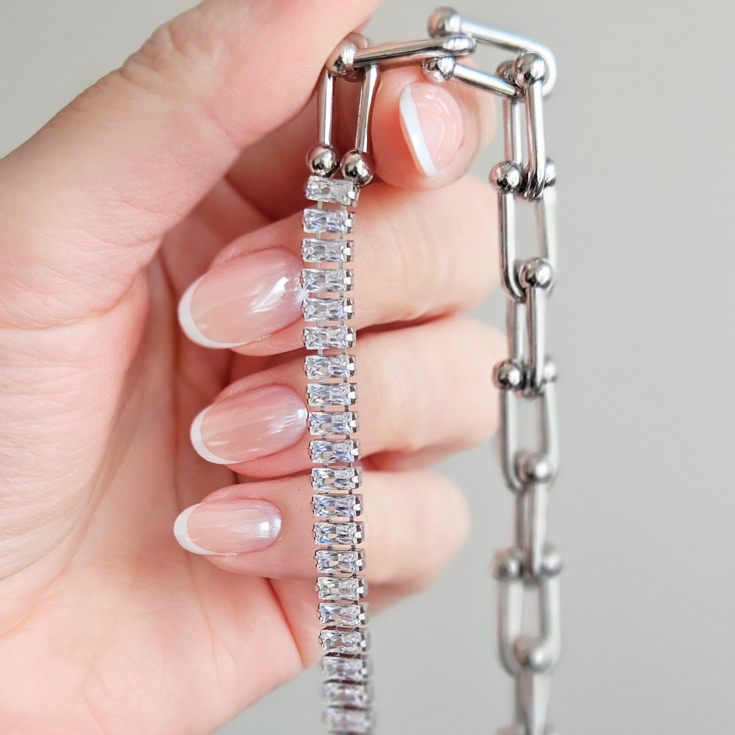 Naszyjnik U-Chain Gleam silver