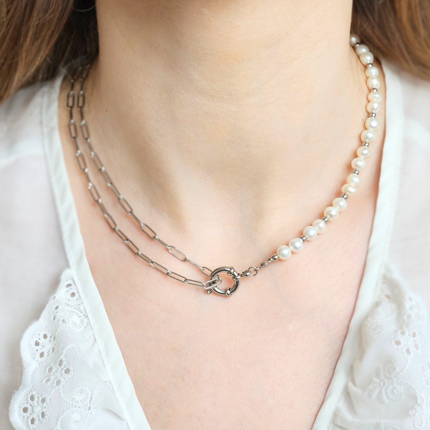 Naszyjnik OCEAN GLOW silver
