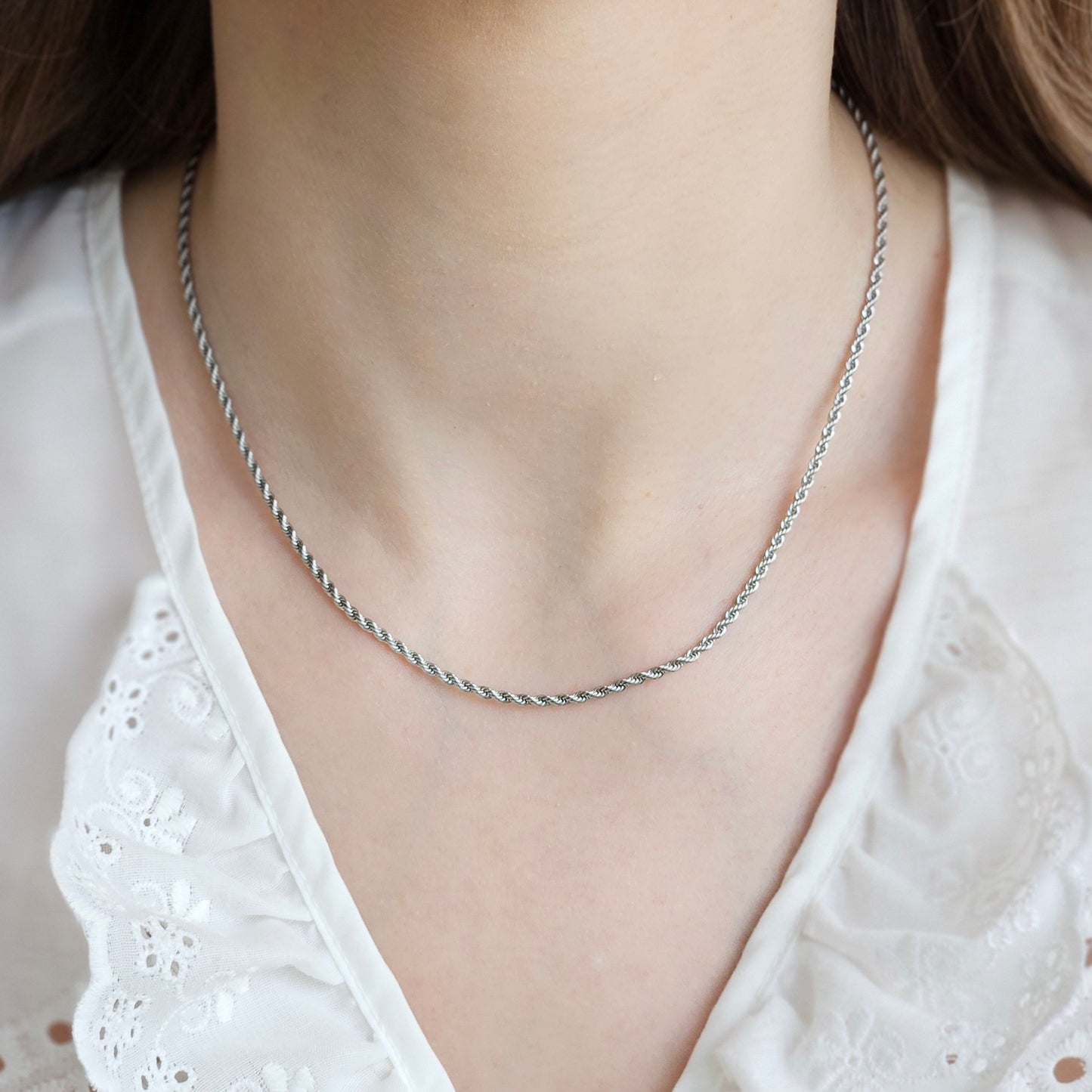Łańcuszek AIRA silver