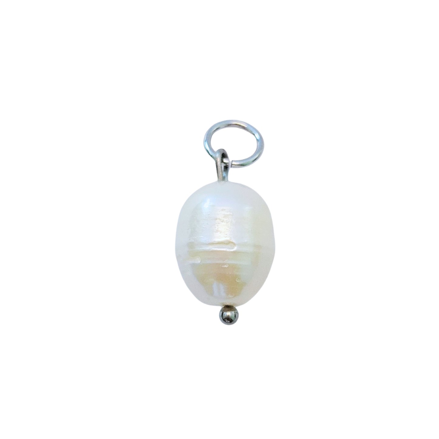 Charms LARGE PEARL silver
