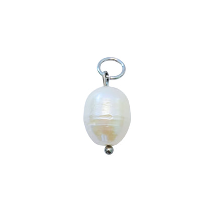 Charms LARGE PEARL silver