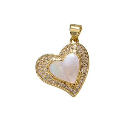 Charms PEARL HEART