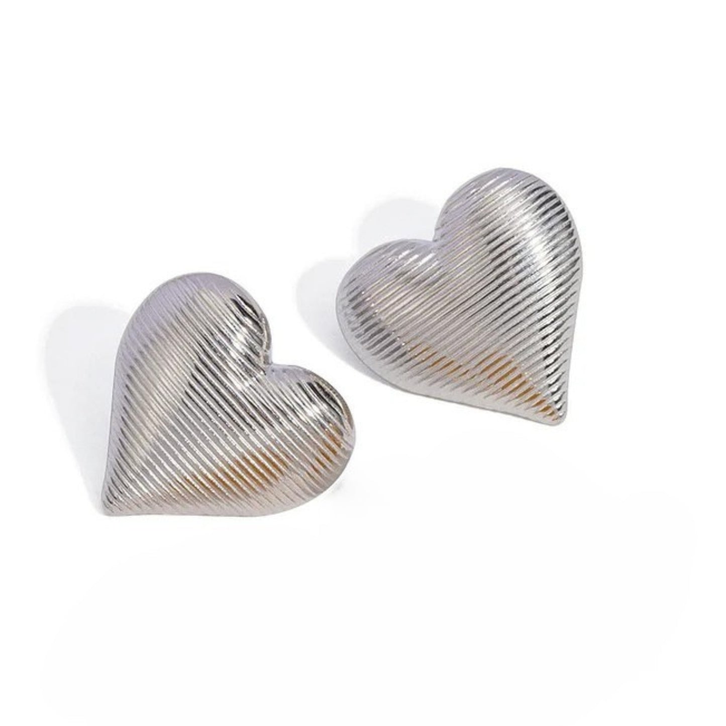 Kolczyki MIST HEART silver