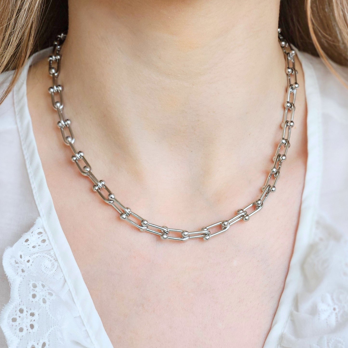 Łańcuszek AVRIL silver