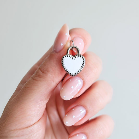 Charms LOCKED HEART silver