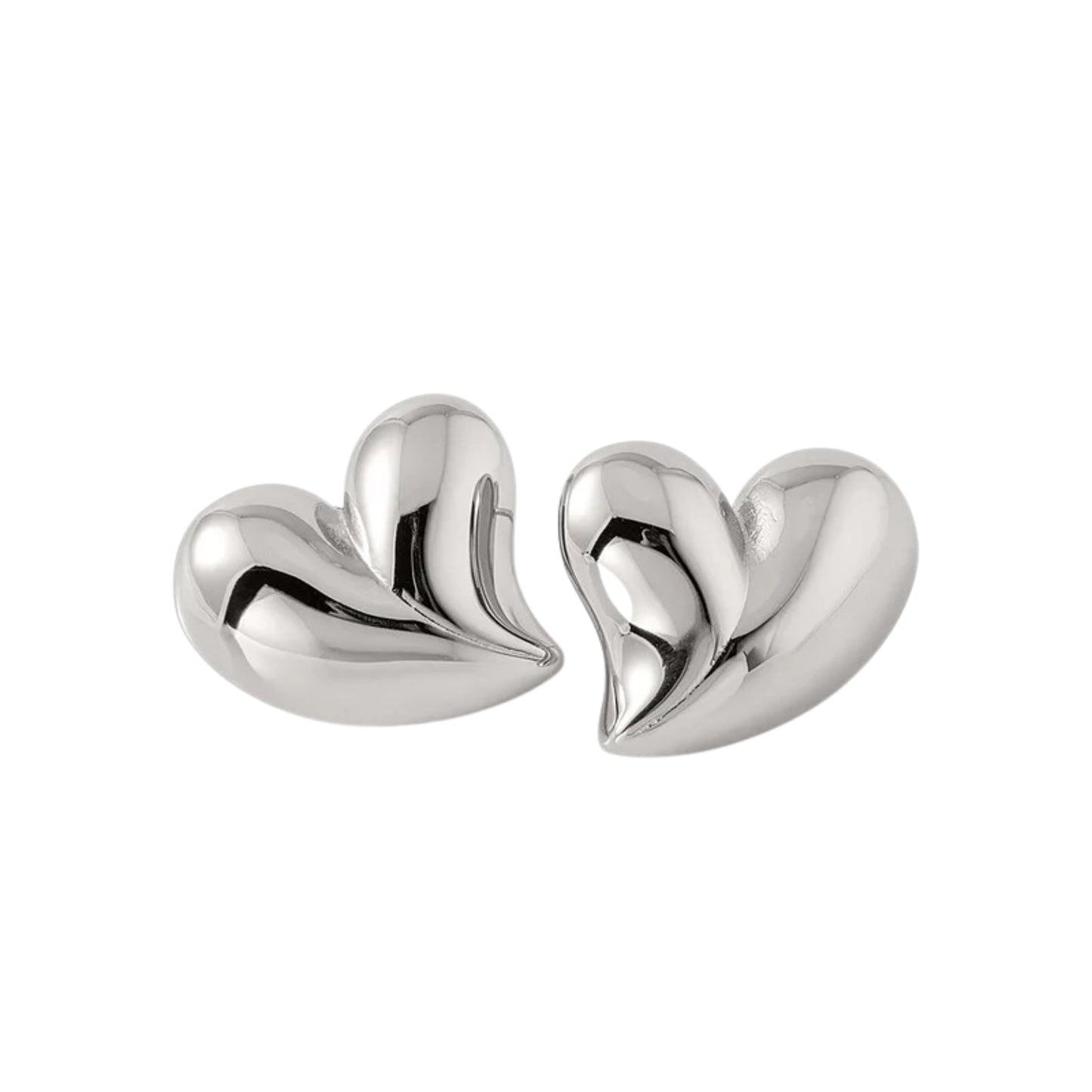 Kolczyki HEART silver