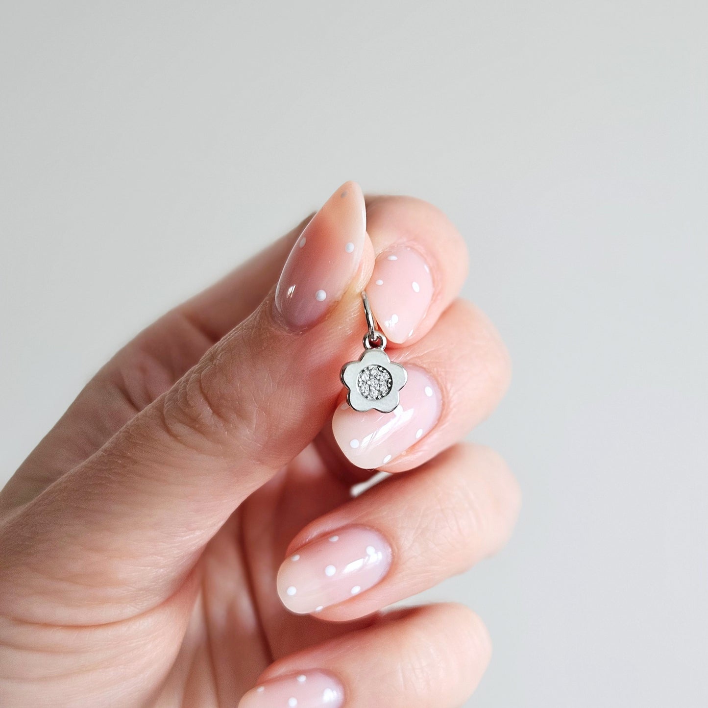 Charms MINI FLOWER silver