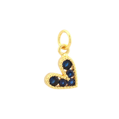 Charms SHINE HEART blue