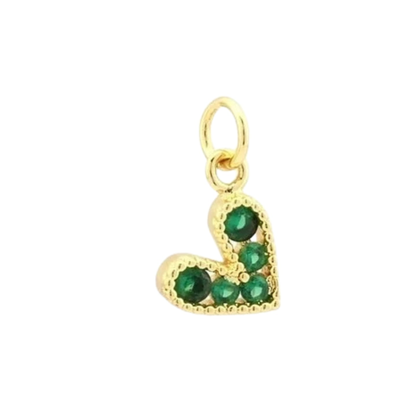 Charms SHINE HEART green