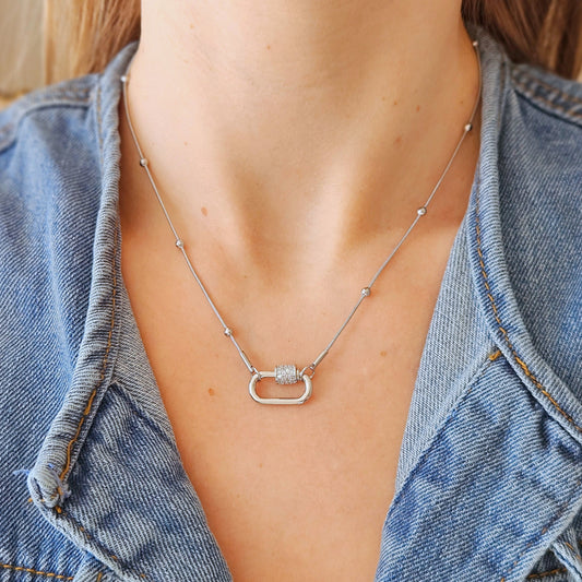 Naszyjnik LUMISS silver