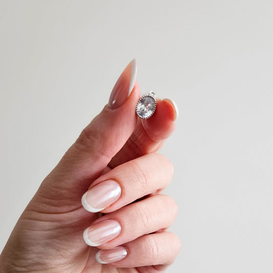 Charms CRYSTAL silver