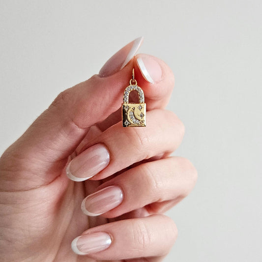 Charms MOON PADLOCK