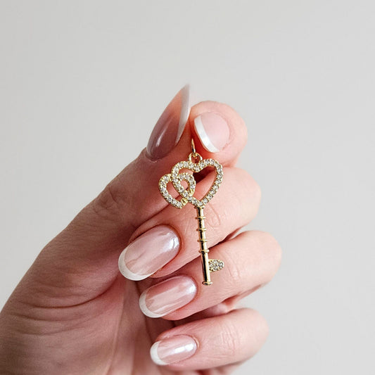 Charms HEART KEY