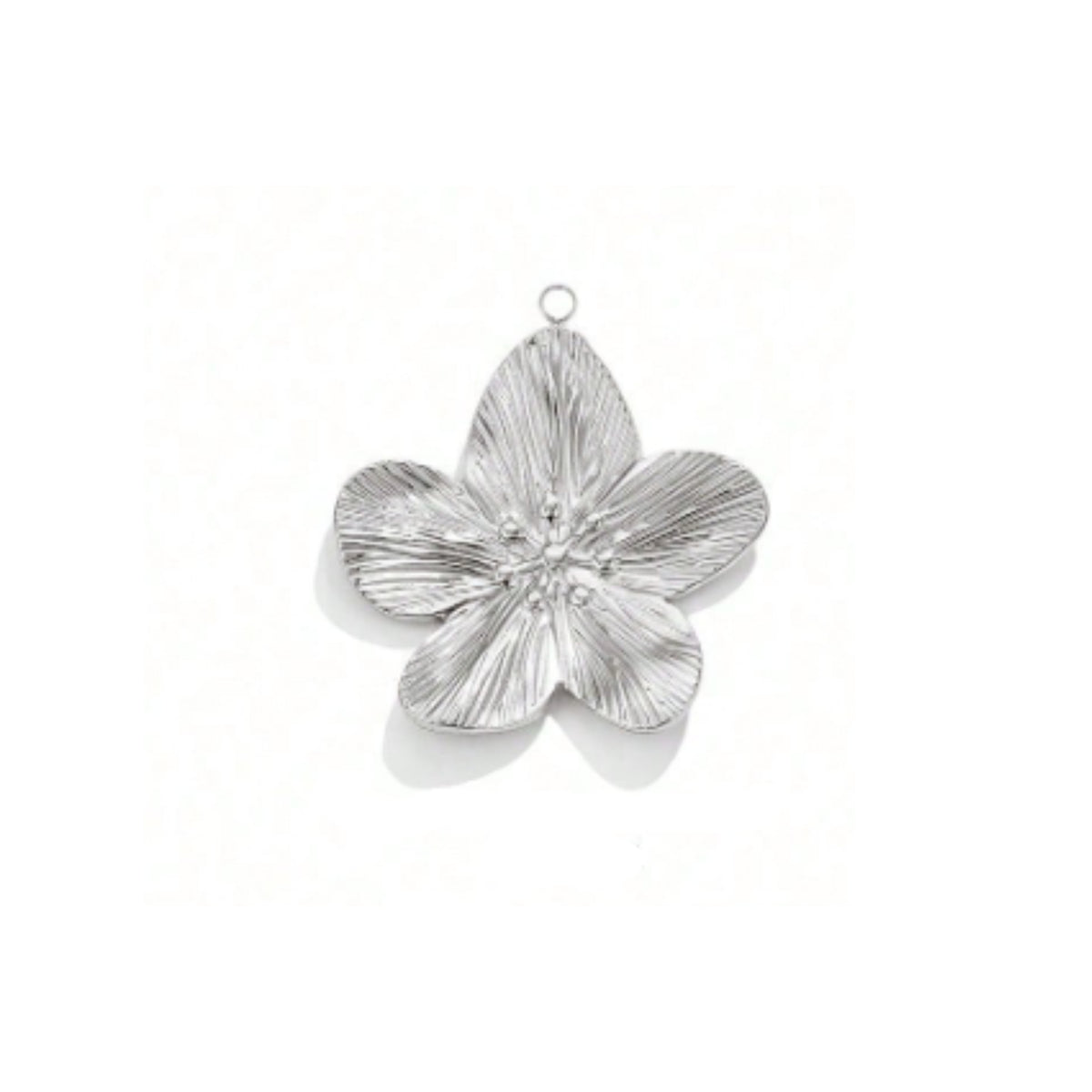 Srebrny charms HIBISCUS w kształcie kwiatu hibiskusa - detal